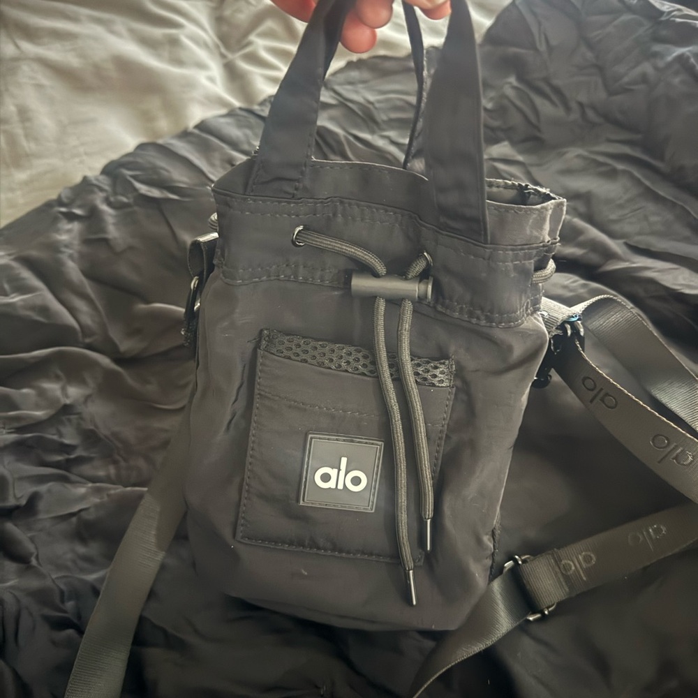 Alo Black Quilted Handbag
